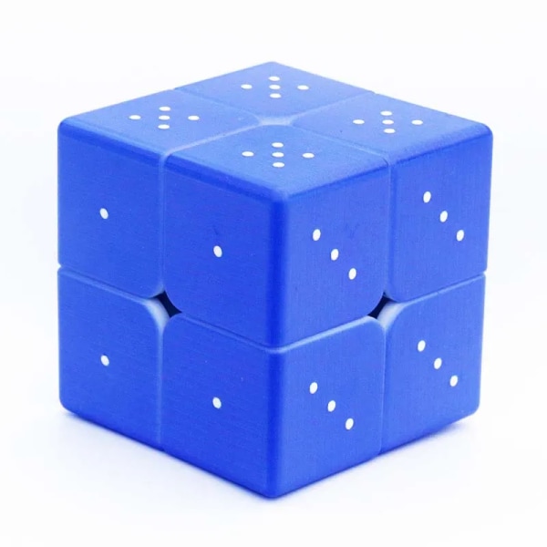 Blind punktskrift Fingeravtryck Pussel Neo Cube Magic Magico Cubo 3x3x3 Pedagogiska leksaker Presenter Till Barn Vuxna 2x2