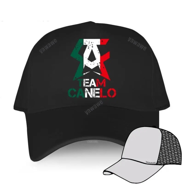 Cap av hög kvalitet för män sommarhattar Snapback CANELOS ALVAREZ TRENDING TEAM black mesh