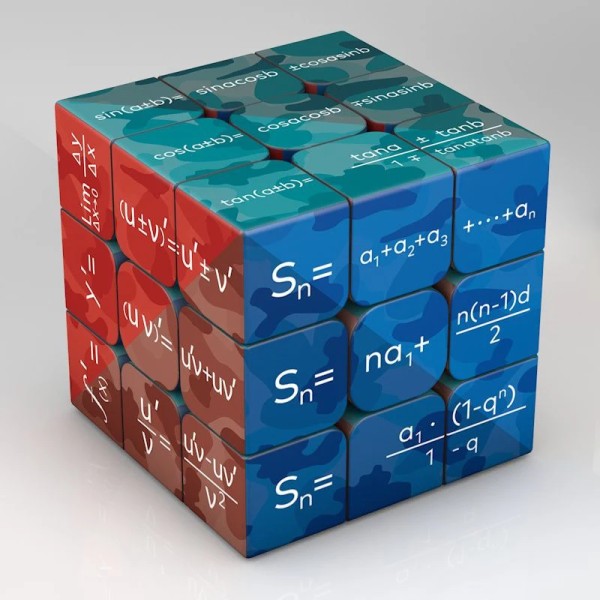 Kid Magic Cube Student Utbildning Matematik Kemi Fysik Kunskap 3x3x3 pussel cube toy för barn som lär sig Magico Cubo Lavender
