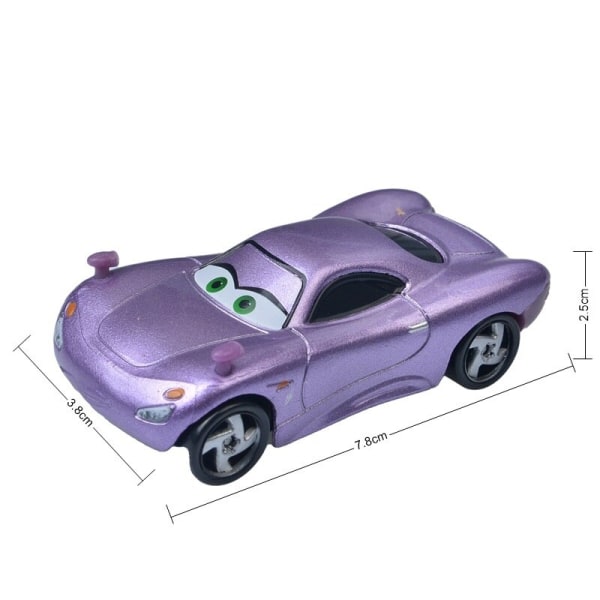 Disney Pixar 2 3 Lightning McQueen-bilar, metalllegeringsmodell gjuten under tryck 1:55, födelsedagspresent för barn - under tryck och glädjefordon Holly