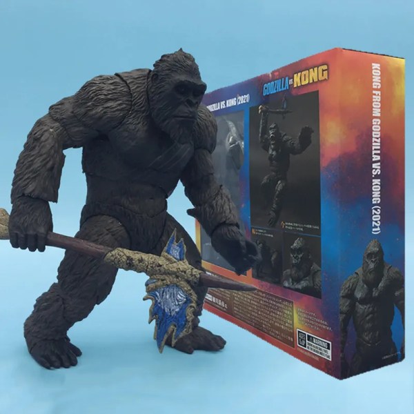 King Kong Action Figur Leksaker Godzilla Figurine Kingkong Figur Collection Action Figur Modell Leksak Julklapp