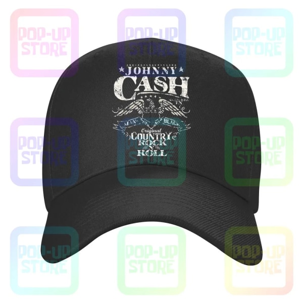 Johnny Arts Cash Musik Country Rock N Roll The Man In Black Caps Baseball Cap