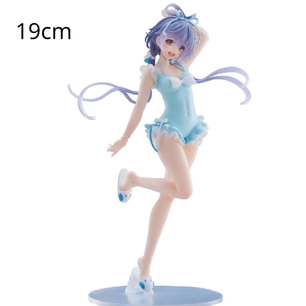 Ny hatsune miku Hatsune Anime Figurer Samla Summer Bikini Sweet Girl PVC Action Figurer Glow Dancer Model Leksaker