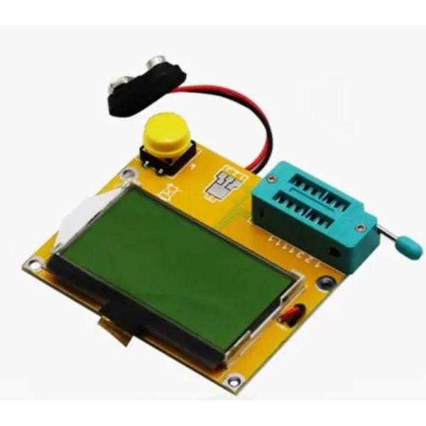 Mega328 LCR-T4 LCD M328 Digital Transistor Tester Mätare Bakgrundsbelysning Diod Triod Kapacitans ESR Mätare MOS/PNP/NPN L/C/R