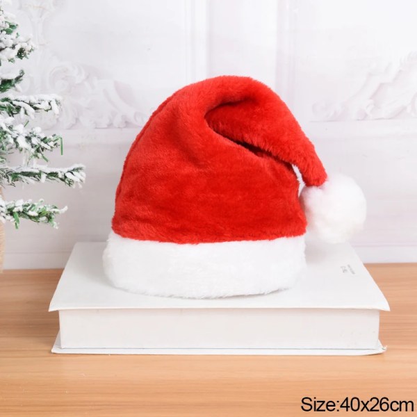 2023 Stickad Julmössa Söt Pompom Vuxen Barn Mjuk Beanie Cap Nyårsfest Barnpresent Navidad Natal Noel Dekoration Cloth hat-S