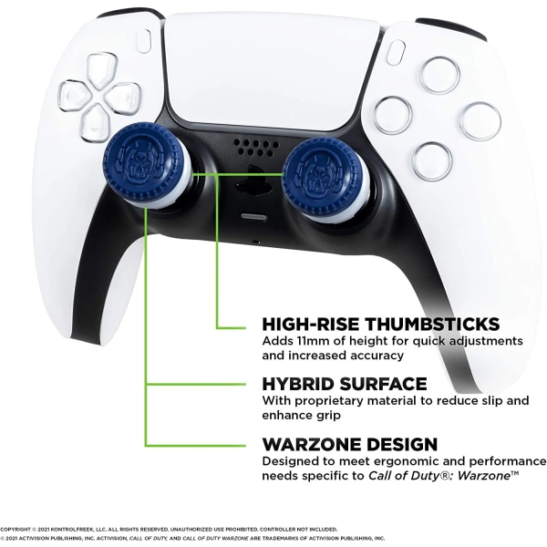 Freek Galaxy High-Rise Mid-Rise Analog Stick Joystick Controller Prestanda tumgrepp för Playstation 4 (PS4) Playstation 5 APEX