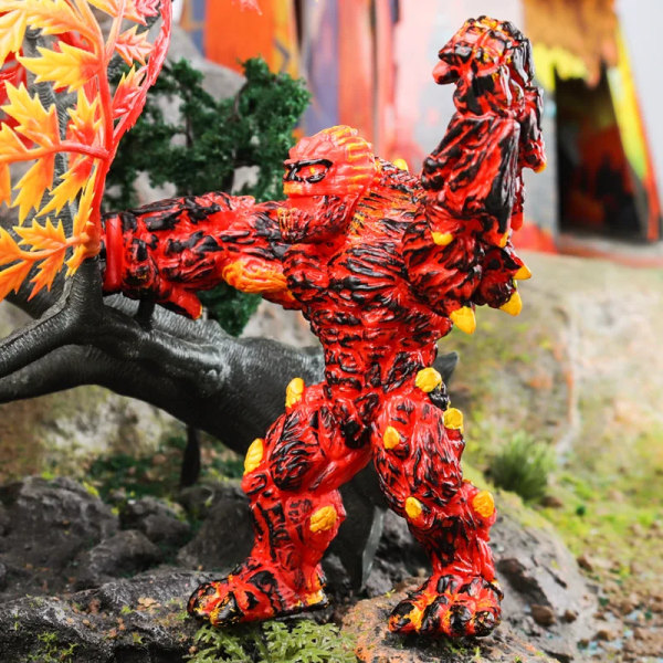 Ny mytisk djurmodell naturtrogen drakfigurer Devil Fire Bull Havsmonster Actionfigurer Barnkollektion Leksakspresenter