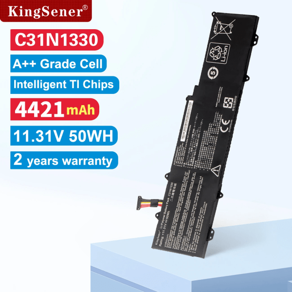 Laptopbatteri KingSener C31N1330 för ASUS ZenBook UX32L UX32LA UX32LN UX32LN-R4053H 0B200-00070200 11.31V 50WH