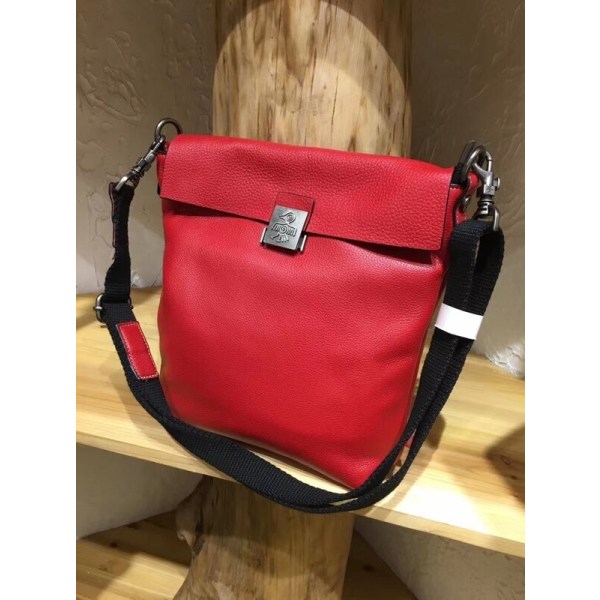 Damväska Orabird Lyxiga Crossbody-väskor Dam 100 % mjukt äkta koläder Casual City Messenger-väska Kvinnlig Tote Axel Handväskor Red