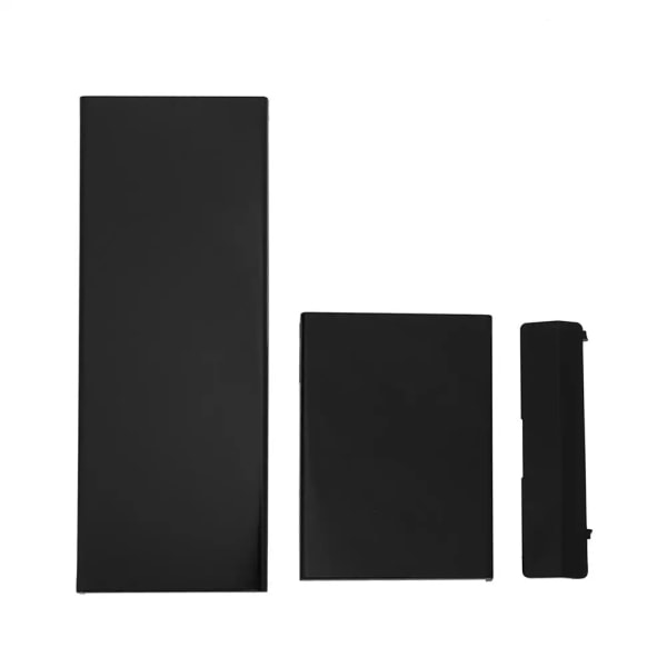 3 st/lot Minneskort Dörrkortslucka Cover för Nintend Wii Spelkonsol Ersättningstillbehör Minnesportdörr Cover Black