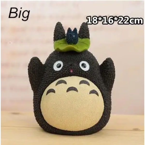 Ny Totoro Spargris Harts Totoro figurer Japansk stil Mynt Sparbössa barn påskpresent L New Leaf