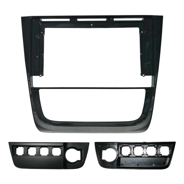 Passar 9 tums bilfascia-trimningssats för VW Voyage Golf 6 Saveiro 2008-2012 ljudmontering instrumentpanel fascior dubbel DIN-bil DVD-ram only frame 9 inch