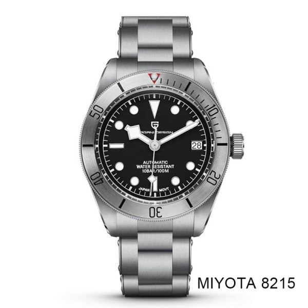 PAGANI DESIGN 2023 Ny BB58 Herrklockor Automatisk Armbandsur lyx Mekanisk Watch för män Safir 100m Vattentät Lysande Silver(MIYOTA 8215)