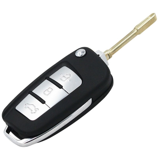 Ecusells-Coque de key på ett modifierat vikbart avstånd 3BT för Ford Focus FC, C-Max, S-Max, Ka, Mondeo, Galaxy, Fob Case, Hu101, FO21 Blade Original FO21