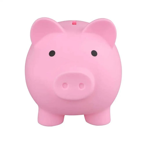 Pig Shape Sparbank Räkna Pengar Burk Mynt Burk Stor Kapacitet Pengar Sparlåda Organizer För Barn Födelsedag Julpresent Pink