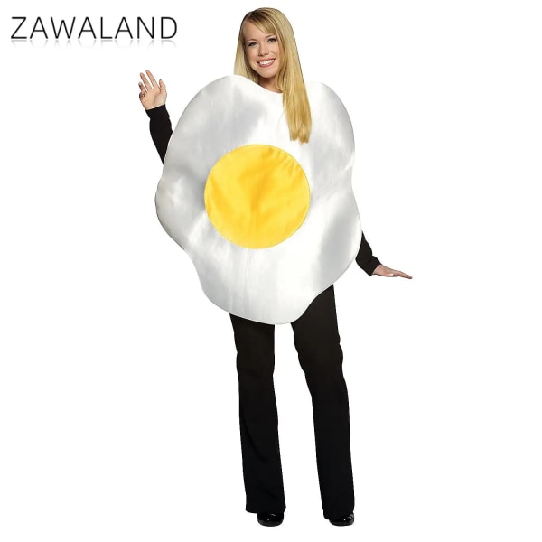 Zawaland Mat Frukt Cosplay Kostym Grillat kött Grönsaker Kläder Halloween Familjedräkt Rolig Baconägg Förklädnadsdräkt PD-1019 One Size