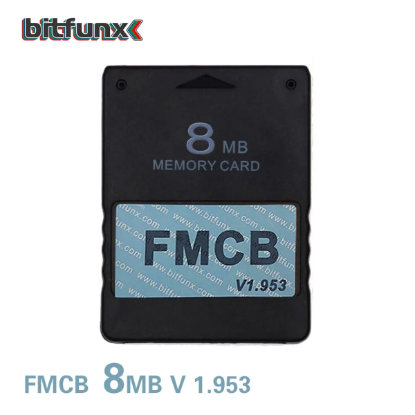 Bitfunx 8MB 16MB 32MB 64MB V1.953 Gratis McBoot FMCB OPL-minneskort för PS2 Fat Console 8MB