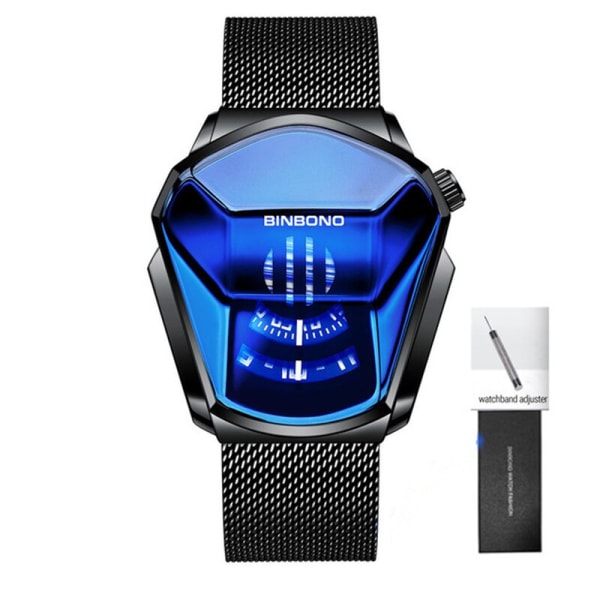 2023 Mode Pekskärm LED Sport Watch Ny Design 3D Glas Män Guld Armband Digitala klockor Man Klocka Casual Armbandsur 10