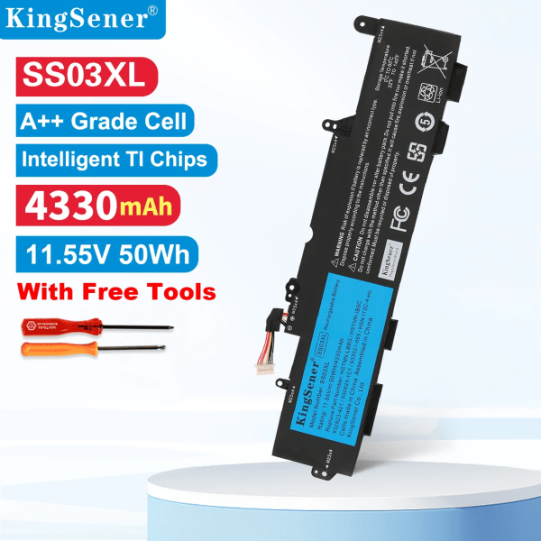 Laptopbatteri KingSener SS03XL För HP EliteBook 730 735 740 745 755 830 840 846 G5 ZBook 14u G5 HSN-I12C HSN-I13C-4 HSN-I13C-5