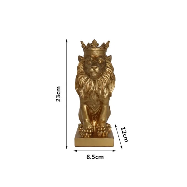 Nordic Caicai Crown Lion Crafts Dekoration: Dekorationer för vardagsrummet, TV-skåp, vinskåp, modellrum heminredning