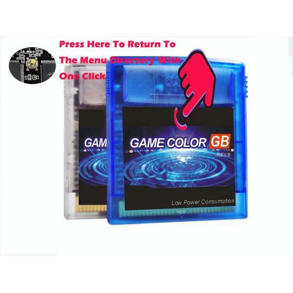 2023 Det nyaste EDGB Pro+ Power Saving Flash Cart Game Cartridge Card For Gameboy GB GBC DMG Game Clear