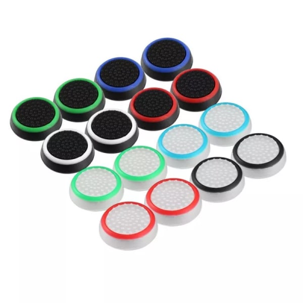 4/10PCS Controller Thumb Silikon Stick Grip Cap Cover för PS3 PS4 XBOX one/360/series x Switch Pro Controllers Speltillbehör 04 10pcs