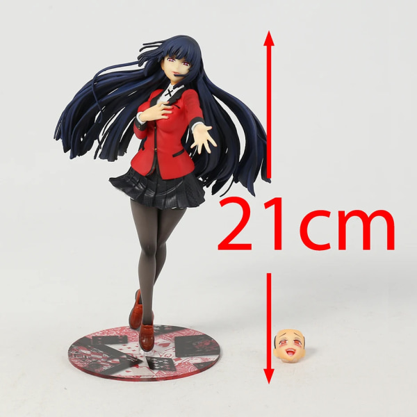 Kakegurui 2:a säsongen Mary Saotome Jabami Yumeko PVC-figurdocka i skala 1/8 Samlarmodell figurleksak