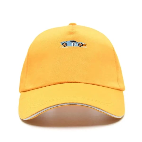 Design Bill Hat   Klassisk enfärgad snapback mesh race & retro - Klassisk 16 Yellow