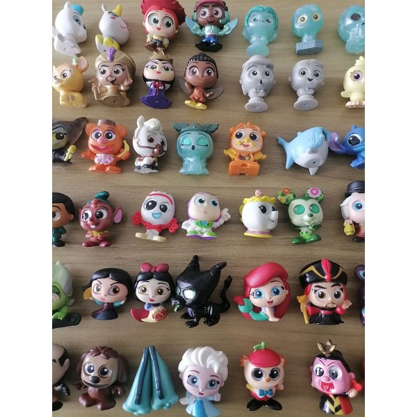 Dörrbara Disney Prinsessan Elsa Vilians Maleficent Snövit Mulan Dockor Tecknad Bambifigurer Toy Story Collection Glasögon