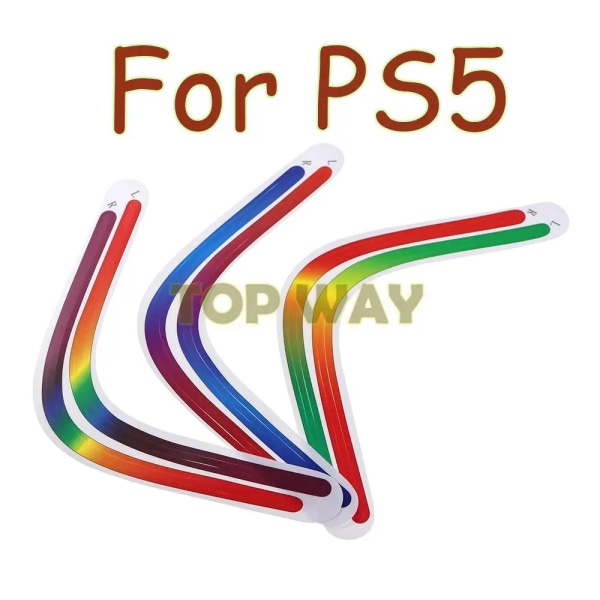 1 set för PS5 Host Light Bar Rainbow Gradient Sticker Självhäftande dekaler LED Lightbar För playstation 5 Speltillbehör A
