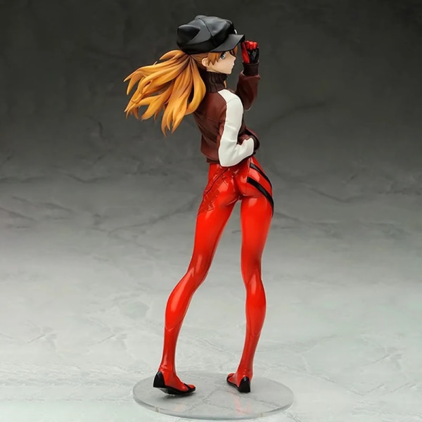 Anime Neon Genesis Evangelion Figur EVA Asuka Langley Soryu Rei Ayanami Actionfigurer 22cm Collection Figurine Model Leksaker Present