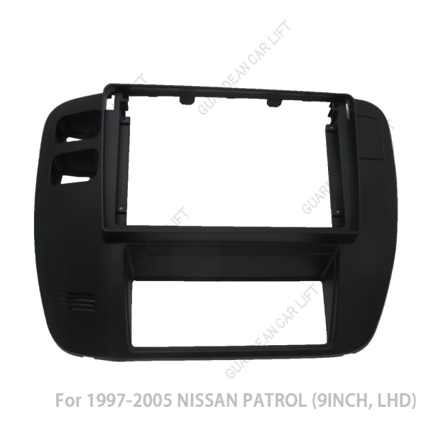 För Nissan Patrol 1997-2005(9 tum) Bilradio Fascias GPS MP5 Android Stereo DVD-spelare 2 Din Head Unit Panel Dash Frame Trim Kit LHD Frame with cable