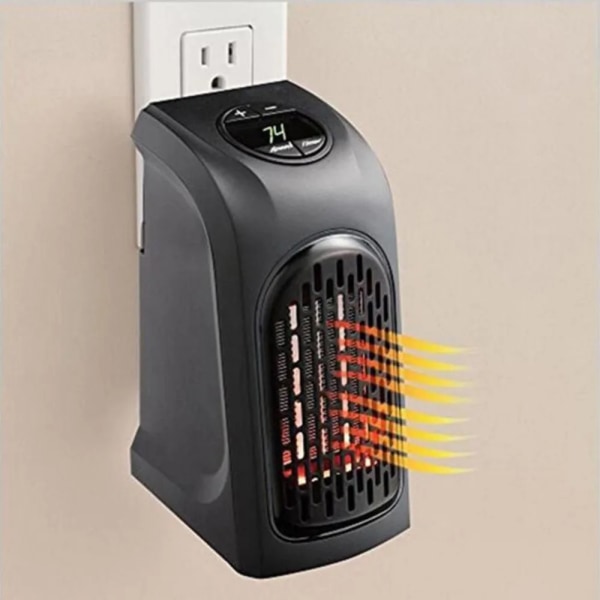 Bärbar Mini Handy Elektrisk Fläkt Värmevärmare Värme Spis Kylare Värmare Plug in Air Fast Väggvärmare Fläkt för hem vinter