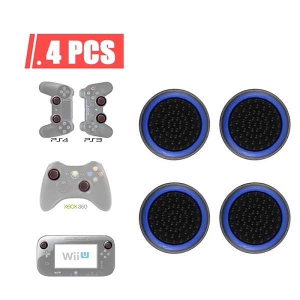 4/10PCS Controller Thumb Silikon Stick Grip Cap Cover för PS3 PS4 XBOX one/360/series x Switch Pro Controllers Speltillbehör 07 4pcs