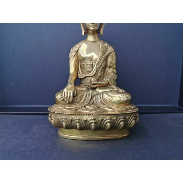 Tibet tibetansk buddhism Shakyamuni brons Buddha staty