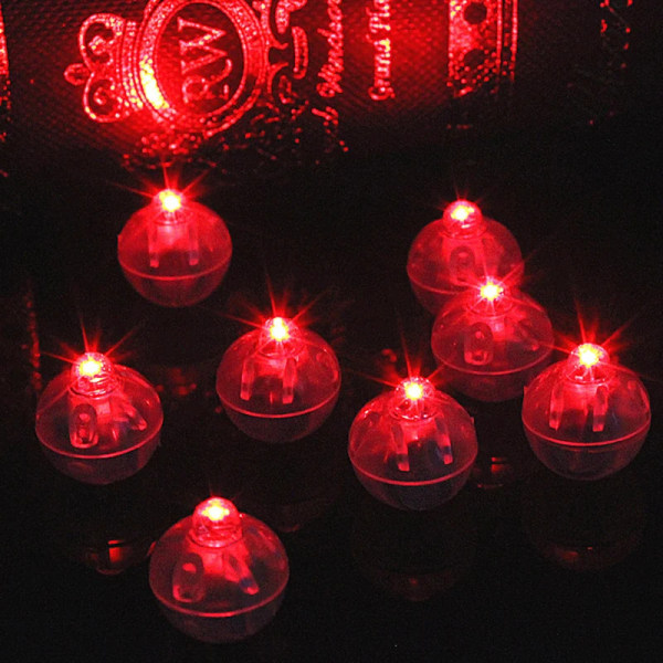 20st Party Mini Rund led-lampa för lampor ballongljus eid ramadan födelsedag Yellow