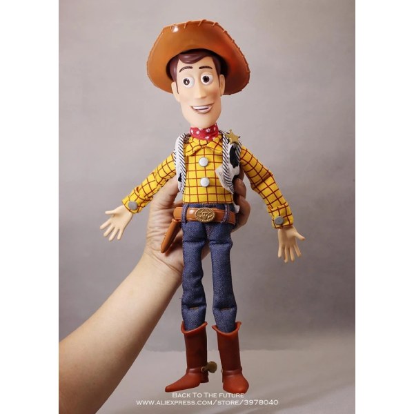 Disney Toy Story 4 Talking Woody Buzz Jessie Rex Actionfigurer Anime Decoration Collection Figurine leksaksmodell för barn present