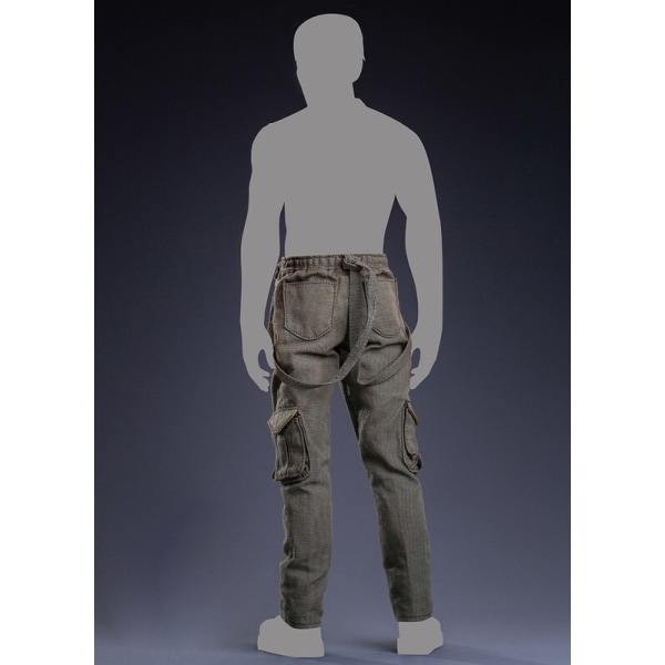 1/6 skala Trendiga mäns figurtillbehörsoveraller Street Trend Pocket Classic Casual Byxor Modell för 12 tum Action Figure
