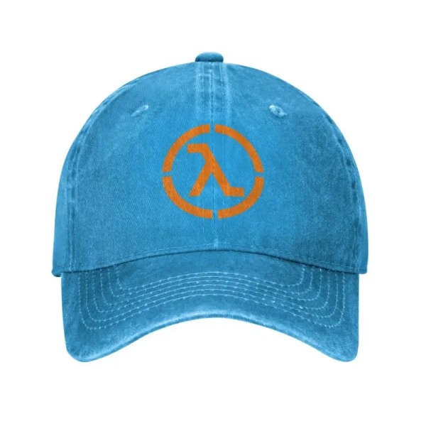 Personlig bomullsvideospel Half Life Lambda-logotyp cap för män Blue