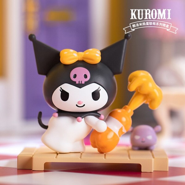 8 Style Sanrio Kuromi Söt Kawaii Anime Actionfigur Troublemaker Alliance Series Modell Barn Flicka Hjärta Jul Kawaii presenter A2