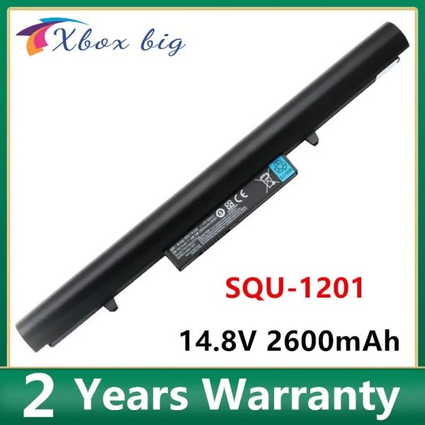 Laptopbatteri SQU-1201 för Hasee Haier 7G-5S 7G-U X3Pro UN47 K610D SQU-1303 K570C K480N Q480S A40L-741HD14.8v 38wh