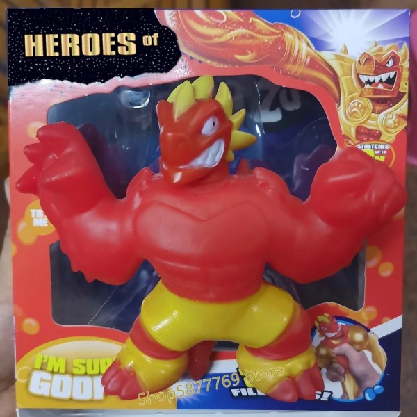 Varm! Goo Jit Spel Super Heroes Stressleksaker Squeeze Squishy Rising Anti Soft Dolls Figuriner Samlingsbar För barn Present Zu -Q8