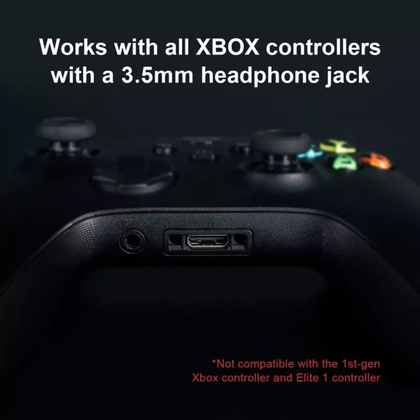 Skull & Co. AudioBox Bluetooth 5.0-kompatibel ljudsändare APTX LL-adapter för Xbox Series X/S Xbox One Elite 2-kontroll