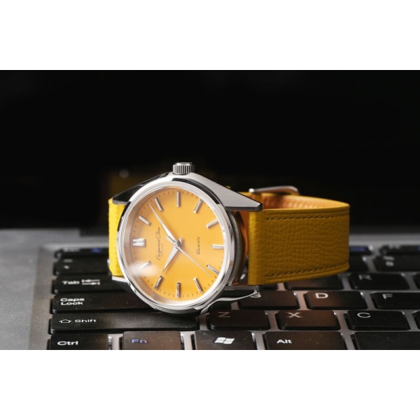 【Escape time】 Quartz Watch 40 mm case VH31 Värmebehandling Hand Silver