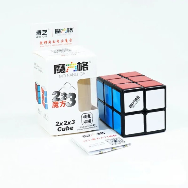 Qiyi 3x3x3 4x4x4 5x5x5 Professonal Magic Cube Svart klistermärke Speed ​​Cube Pussel Lärande Cubo Magico Leksaker för barn Barn Presenter 2x2x3