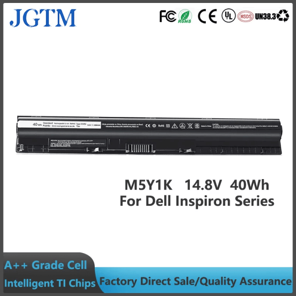 Laptopbatteri JGTM 14.8V 40Wh M5Y1K för Dell Inspiron 3451 3551 5558 5758 5759 Inspiron 14 15 3000 Vostro 3458 3558 WKRJ2 K185W 2800MAH