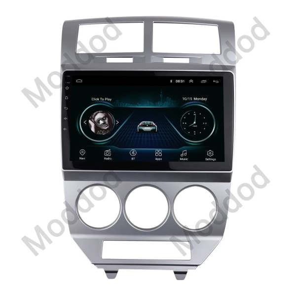 Bilstereoramar för DODGE CALIBER 2007-2010 10.1 TUM Audio Android-spelare Fascia Dash Mount Trim Kit GPS DVD Stereo Panel 10.1inch frame