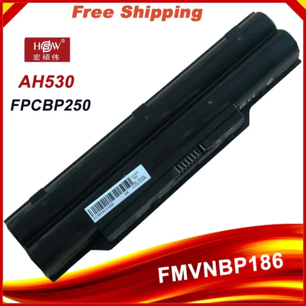Laptopbatteri för Fujitsu LifeBook A530 AH531 A531 PH521 AH530 LH520 CP477891-01 FMVNBP186 FPCBP250 BP250 FPCBP250