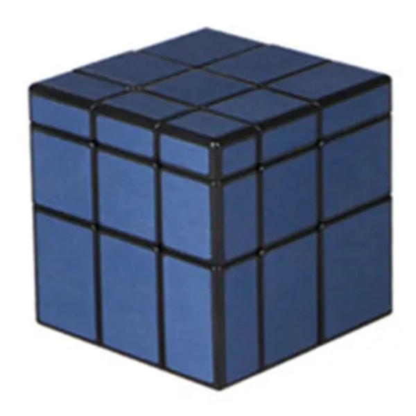 QYTOYS 3x3x3 Magic Mirror Cube Stickers Gold Speed ​​Puzzle Cubes Silver Antistress Leksaker för barn Spegelblock blue