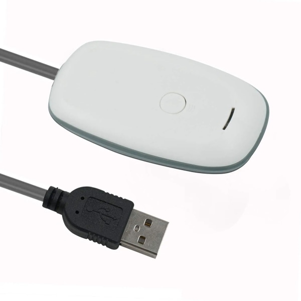 Trådlös spelmottagare USB -kontroller Gamepad-konverterare PC-adapter för Xbox 360 för Xbox360 Windows XP/7/8/10 black